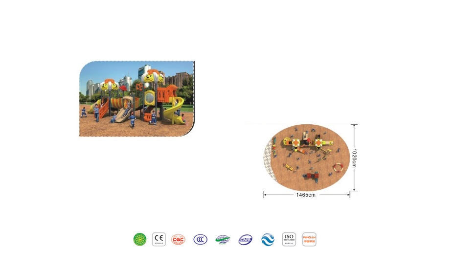 兒童滑梯水果動植物YH-14D04A.