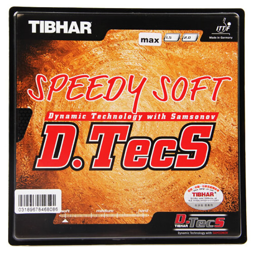 挺拔Speedy Soft D.TECS乒乓球套膠圖2